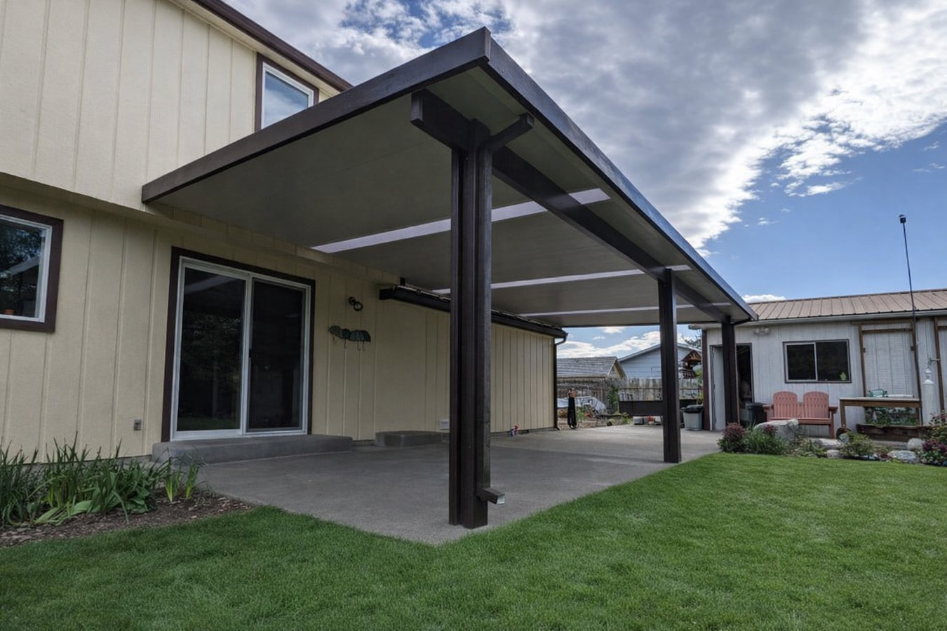Patio cover installation in Modesto